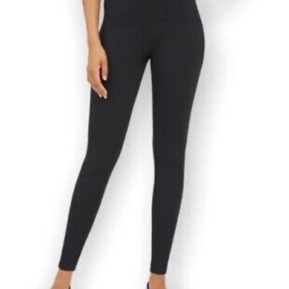 SPANX 20262R Women's Ankle Length Ponte Leggings Navy Size M